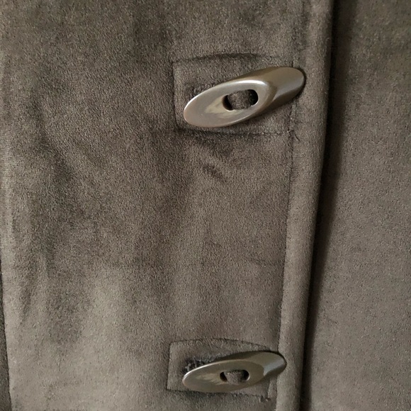 Liz Claiborne Faux Suede Winter Jacket - Picture 2 of 8